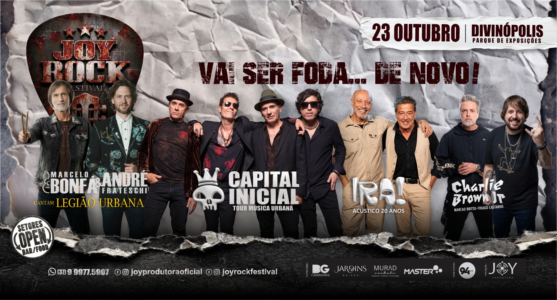 JOY ROCK FESTIVAL 12 ANOS ! - Divinópolis, MG