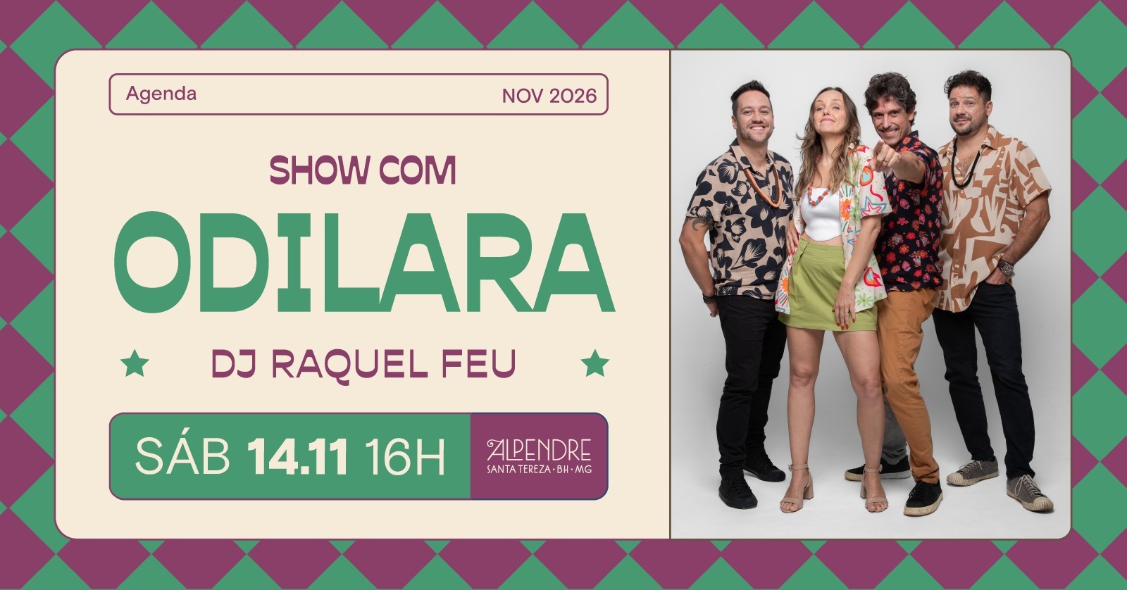 Odilara - Novembro - Belo Horizonte, MG