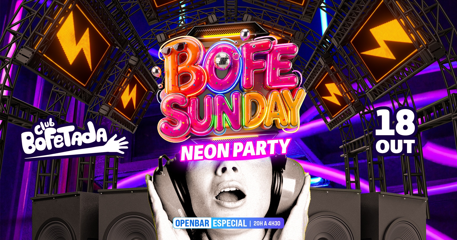 BOFETADA - BOFESUNDAY 2º EDIÇÃO OPEN BAR $40 (DOMINGO)