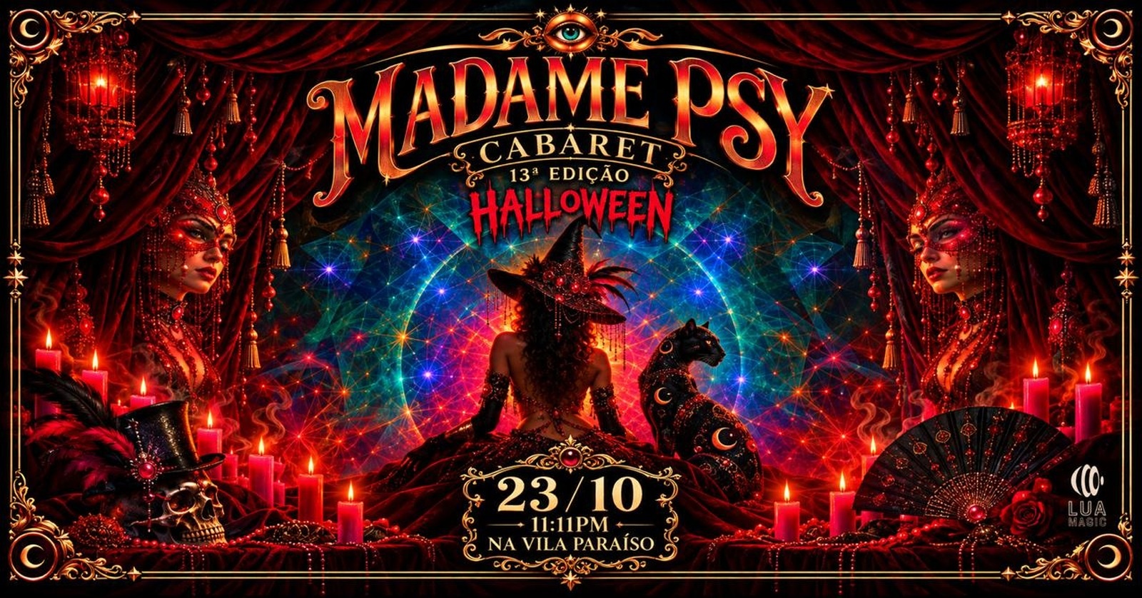 Lua Magic & Cabarét Halloween - Alto Paraíso de Goiás, GO