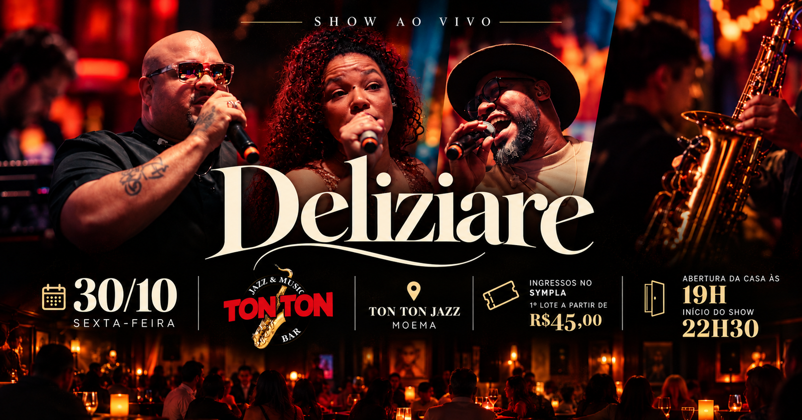 DELIZIARE AO VIVO | TON TON JAZZ