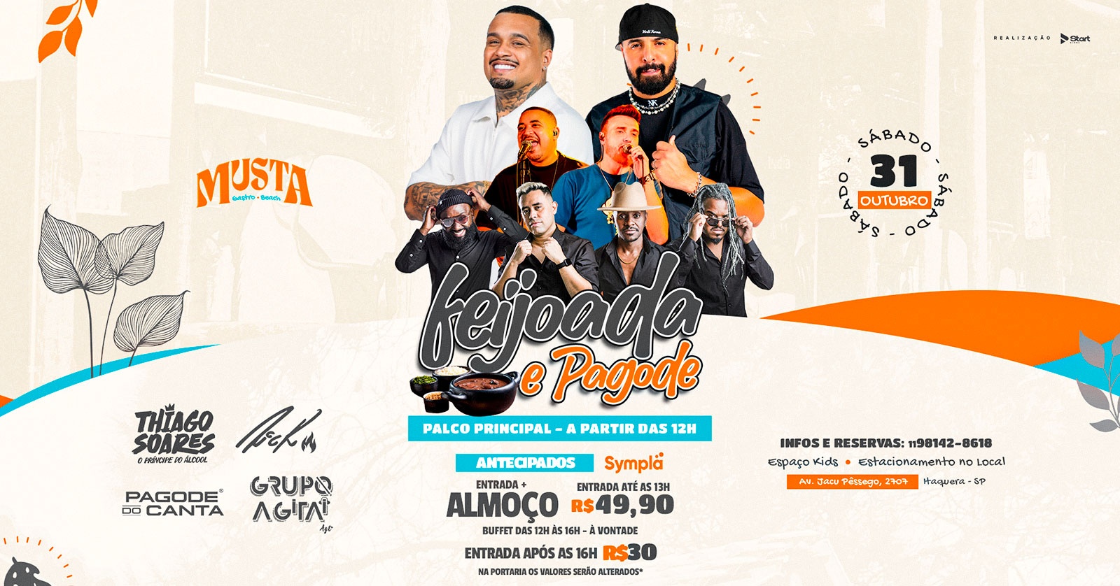 THIAGO SOARES - PAGODE DO CANTA - AGITAI - RICK  PALCO PRINCIPAL NO MUSTA GASTRO BEACH ITAQUERA - São Paulo, SP