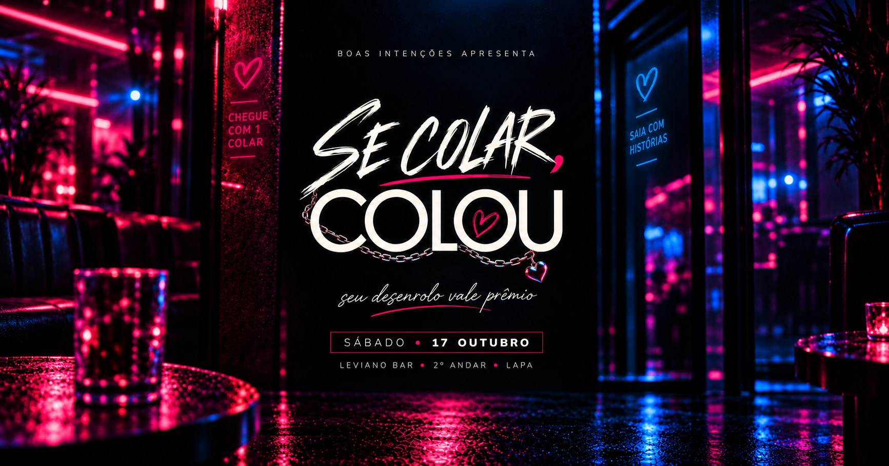 SAB - SE COLAR COLOU - 7 Horas de Open Bar - Lapa, RJ
