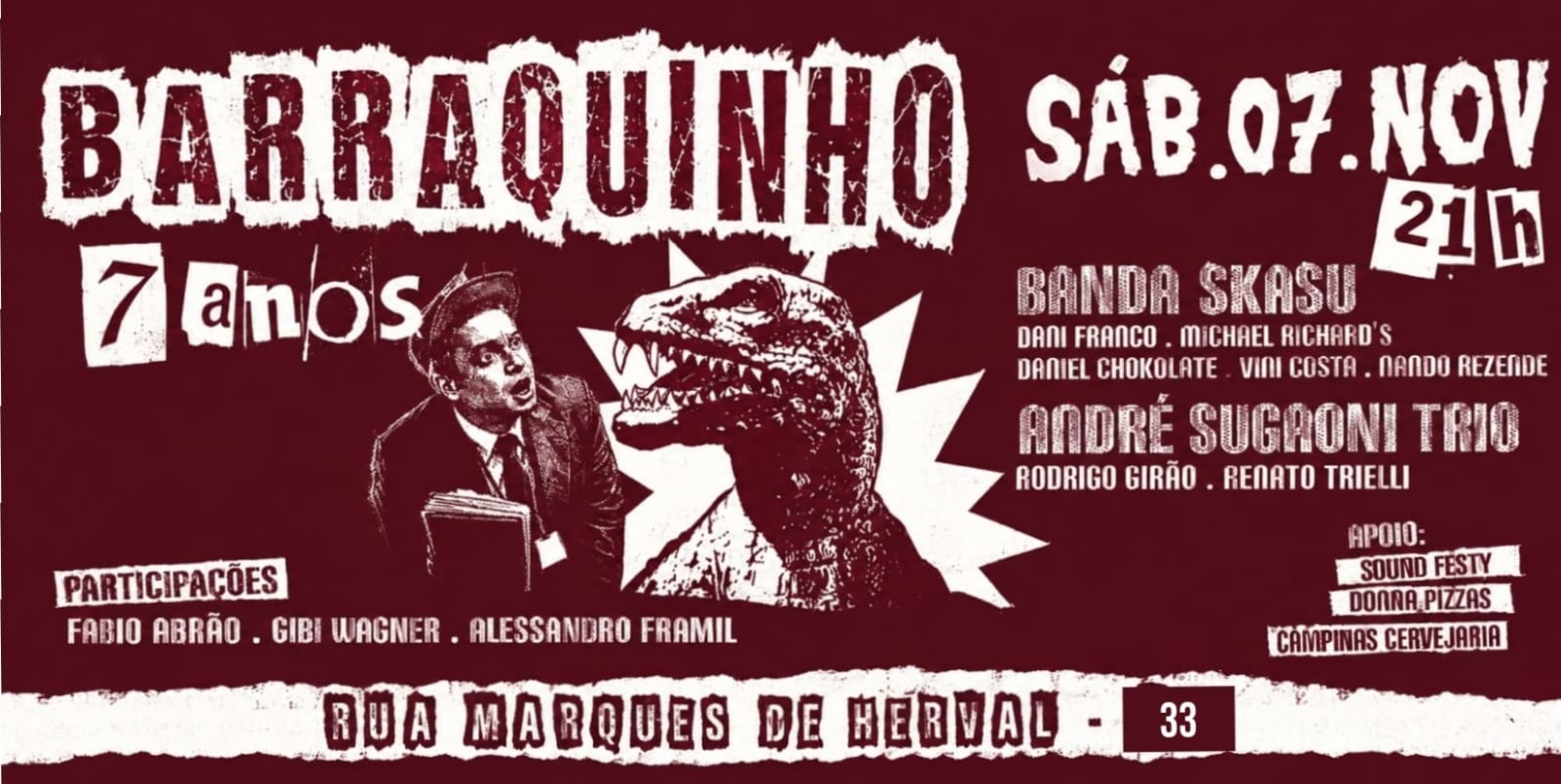 BARRAQUINHO 7 ANOS - Santos, SP