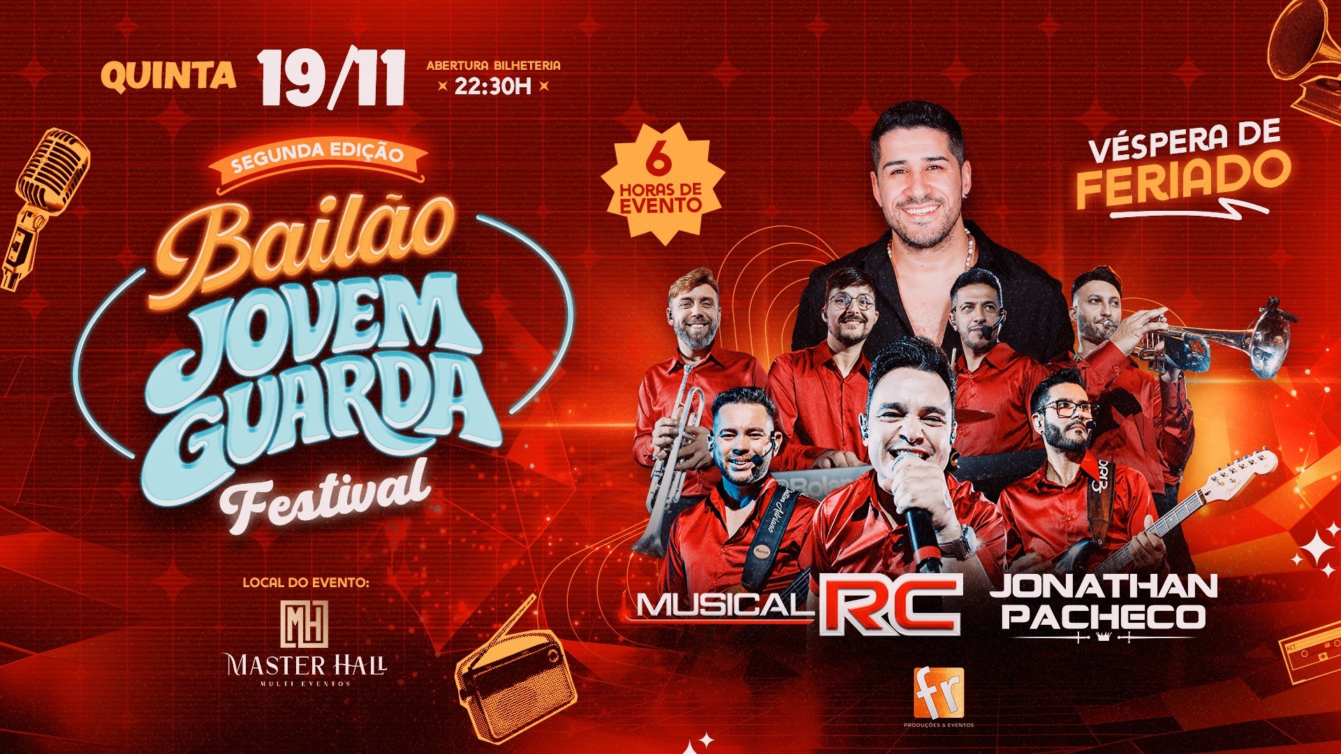 2° Bailão Jovem Guarda Festival com Musical RC + Jonathan Pacheco