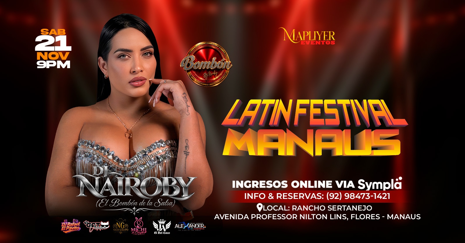 Latin Festival Manaus - Dj Nairoby (El Bombón de la Salsa) - Manaus, AM