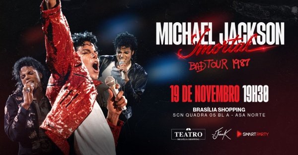 Imagem do evento MICHAEL JACKSON IMORTAL  BAD TOUR 1987