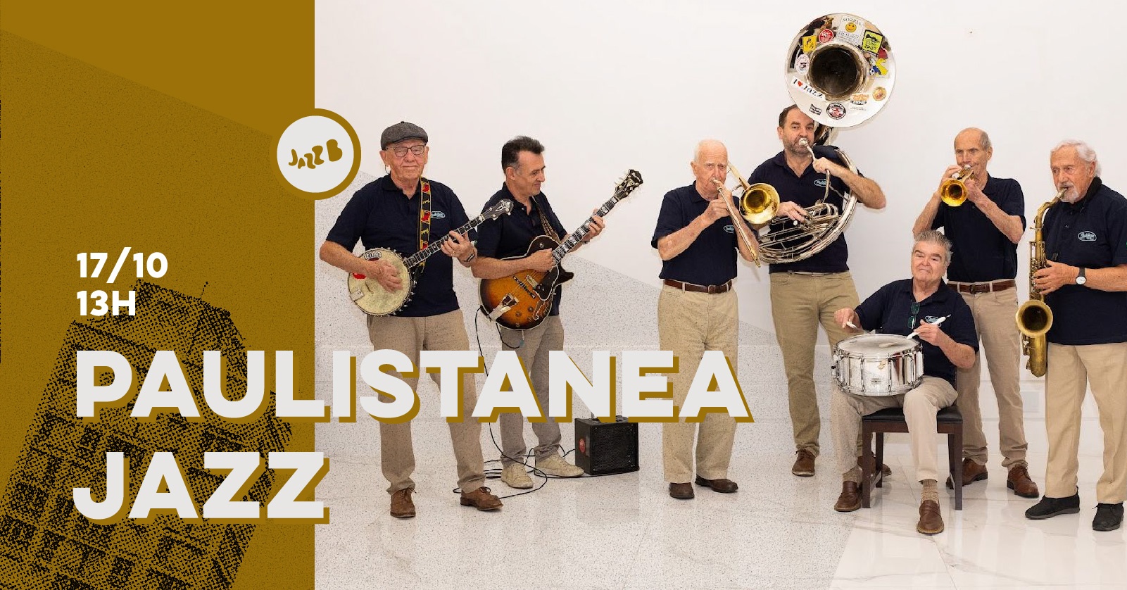 PAULISTANEA JAZZ no JazzB (SÁBADO 17/OUT/26)