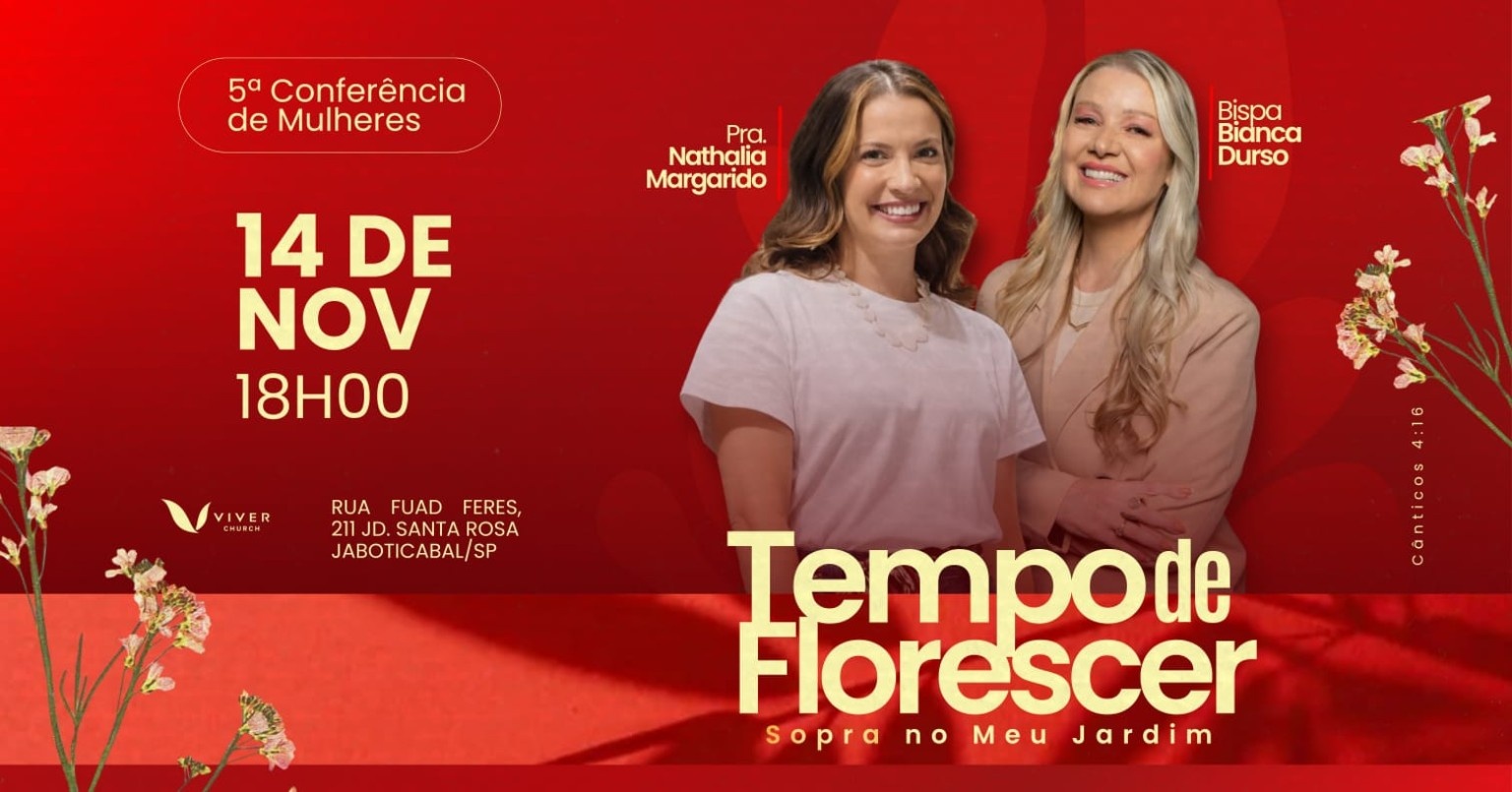 5ª Conferência de Mulheres - TEMPO DE FLORESCER