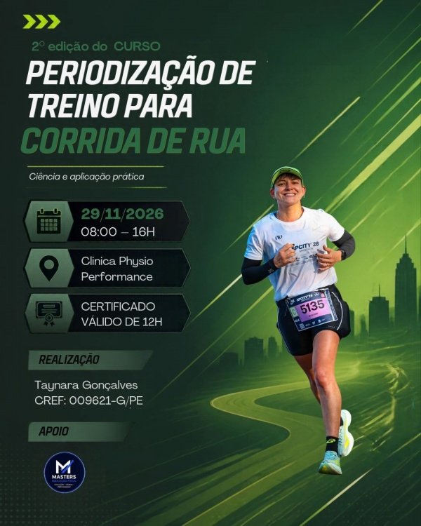 Imagem do evento PERIODIZAÇÃO DE TREINO PARA CORRIDA DE RUA