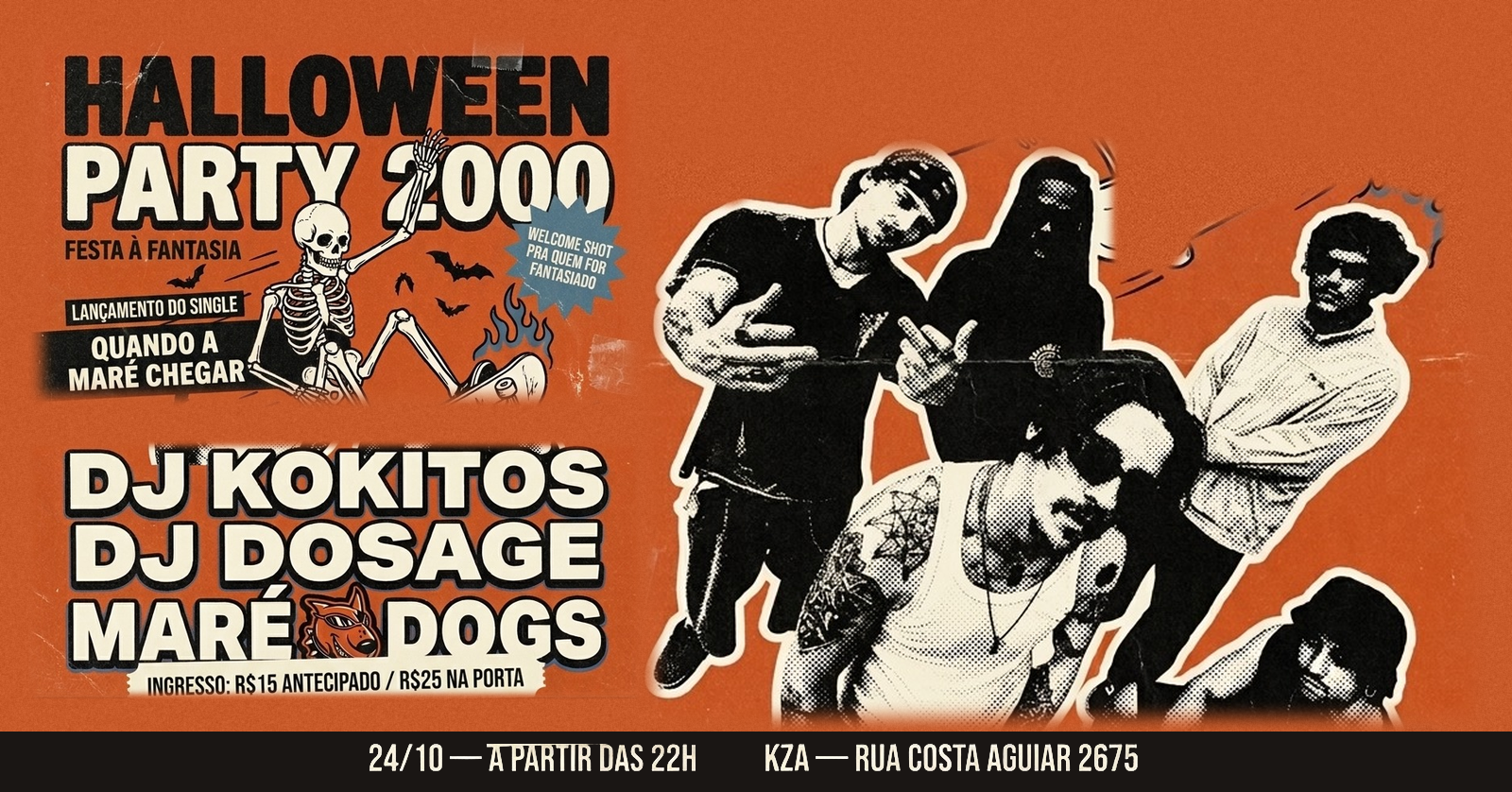 HALLOWEEN PARTY MARÉ DOGS 2000 - São Paulo, SP