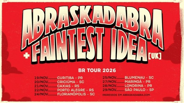 Imagem do evento [RESERVA DE MESA] ABRASKADABRA + FAINTEST IDEA no Ahoy! Tavern Club
