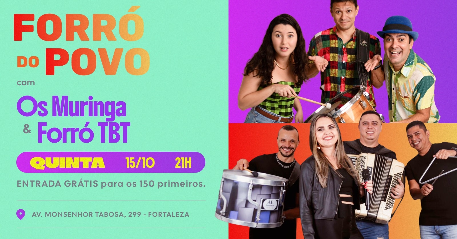 Forró do Povo ~ Os Muringa + Forró TBT - Fortaleza, CE
