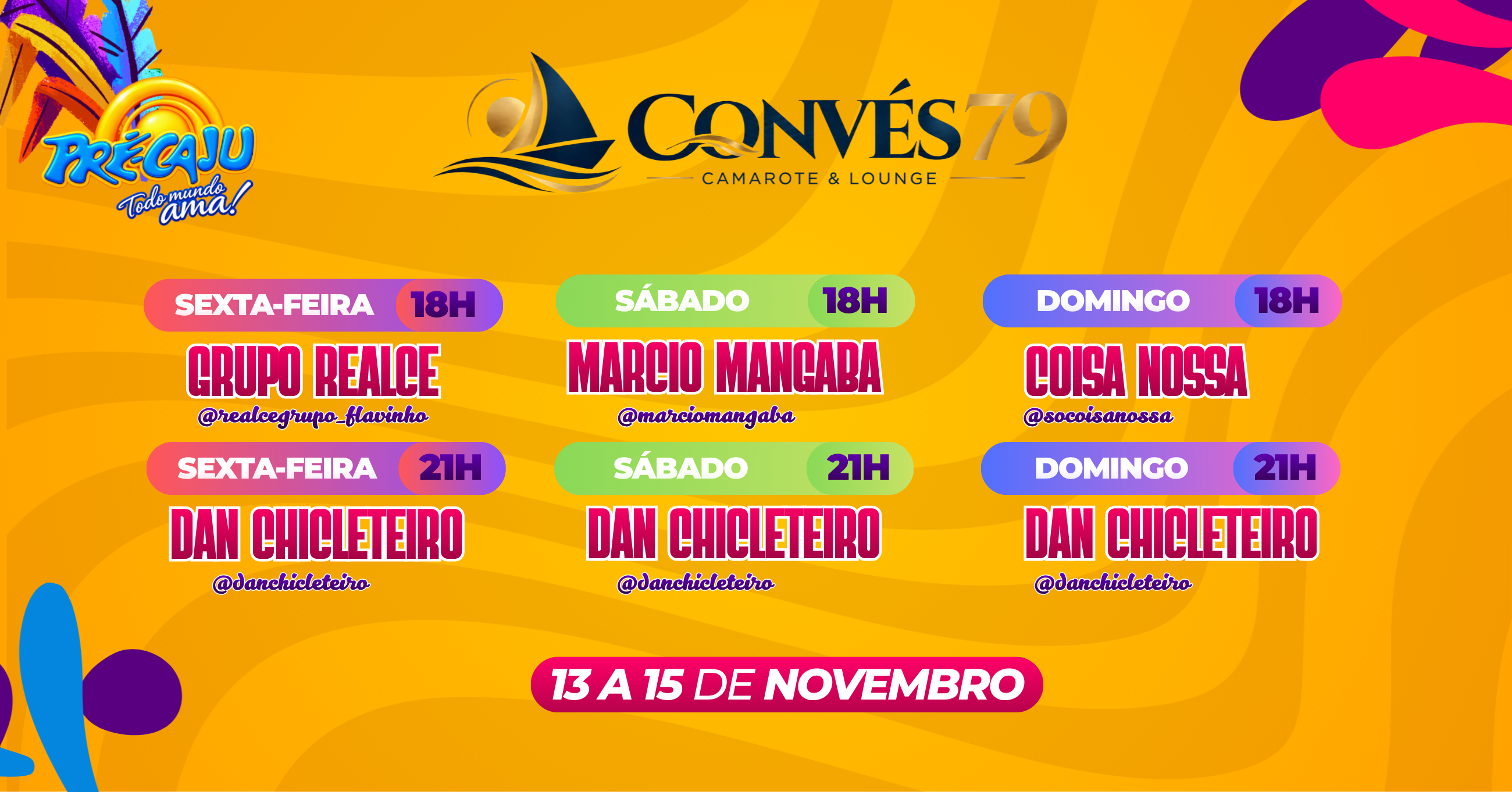 CAMAROTE & LOUNGE CONVÉS 79 | PRÉ-CAJU 2026 - Aracaju, SE