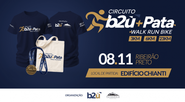 Imagem do evento Circuito B2U + Pata | Walk Run Bike