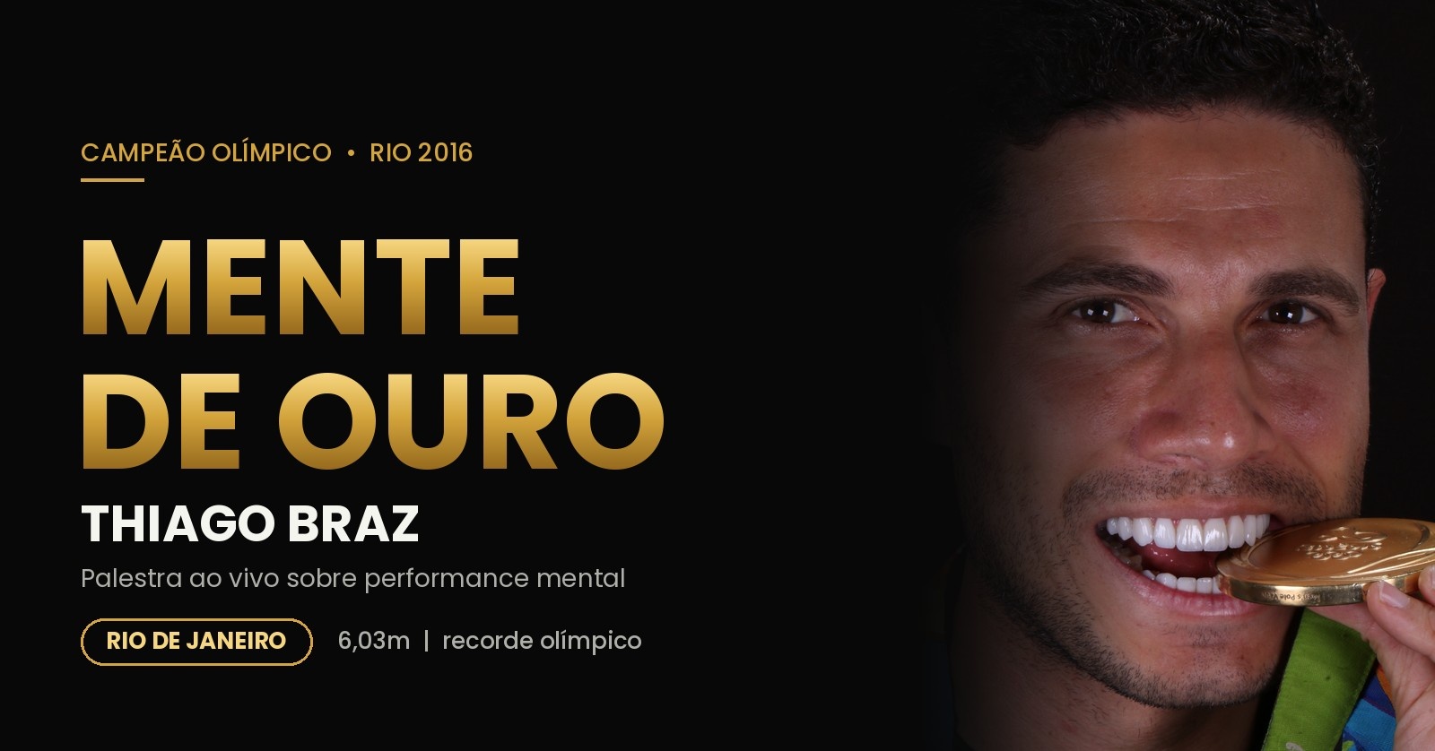 Mente de Ouro | Thiago Braz ao vivo no Rio - Rio de Janeiro, RJ