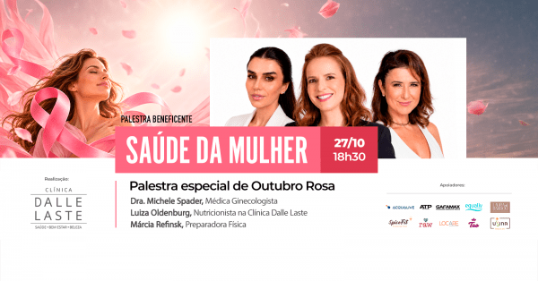 Imagem do evento 15º Evento Beneficente - SAÚDE DA MULHER (Outubro Rosa)