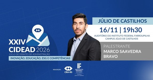 Imagem do evento XXIV CIDEAD - JÚLIO DE CASTILHOS