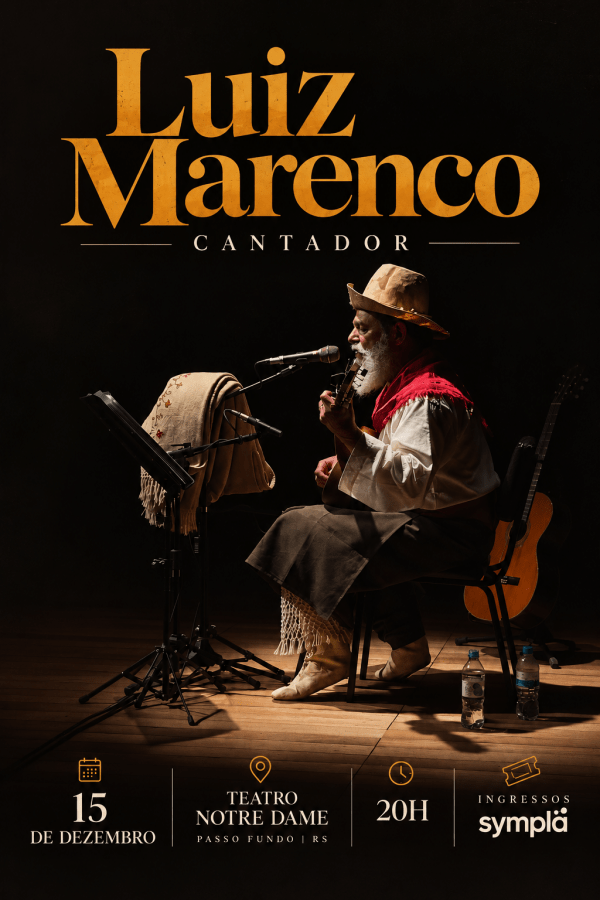 Imagem do evento Luiz Marenco - Cantador