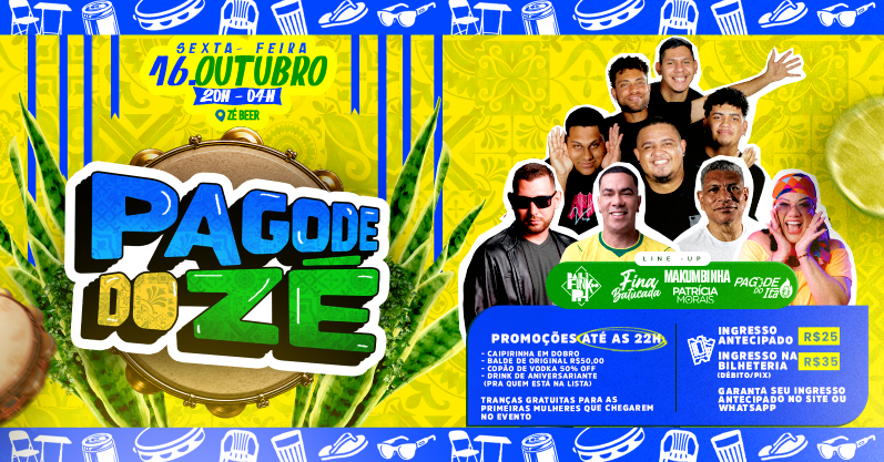 PAGODE DO ZÉ | SEXTA 16.10