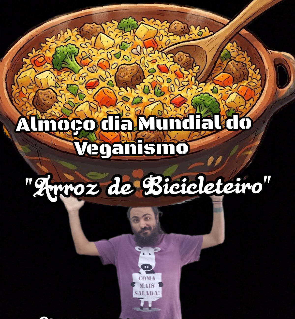 Almoço dia MUNDIAL DO VEGANISMO - Rio de Janeiro, RJ