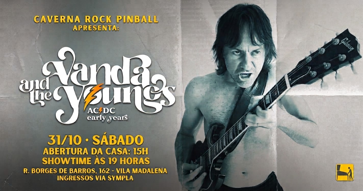 31/10 | Vanda And The Young na Caverna Rock Pinball