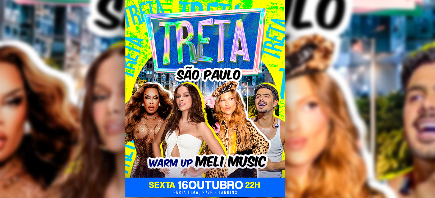 Pink Flamingo São Paulo |Treta Warm Up Meli Music|  Sexta 16 de Outubro - 22h - São Paulo, SP