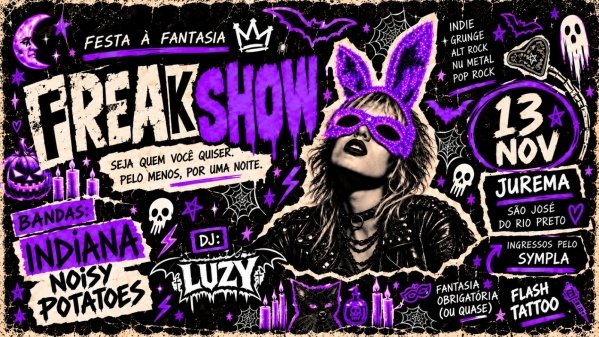 Imagem do evento Freak Show - Festa à Fantasia