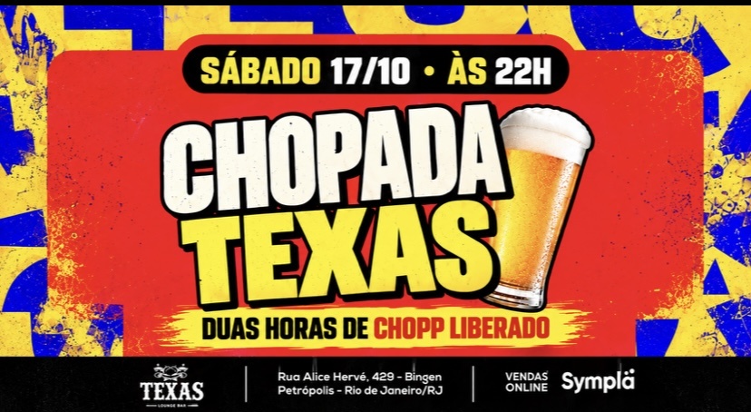 **CHOPADA TEXAS - FUNK + PAGODE ** - Petrópolis, RJ