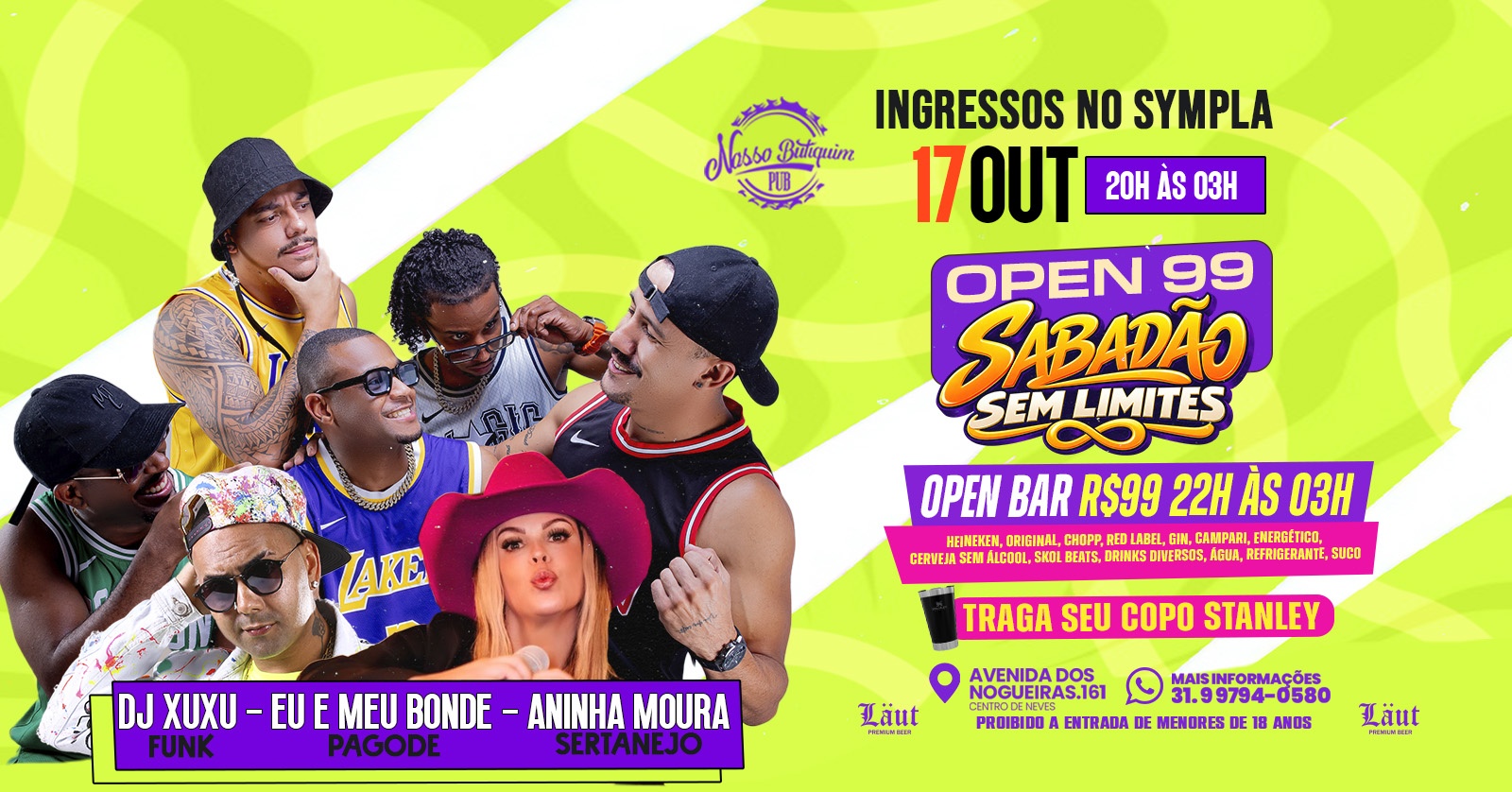 Open 99 - sabadão sem limites