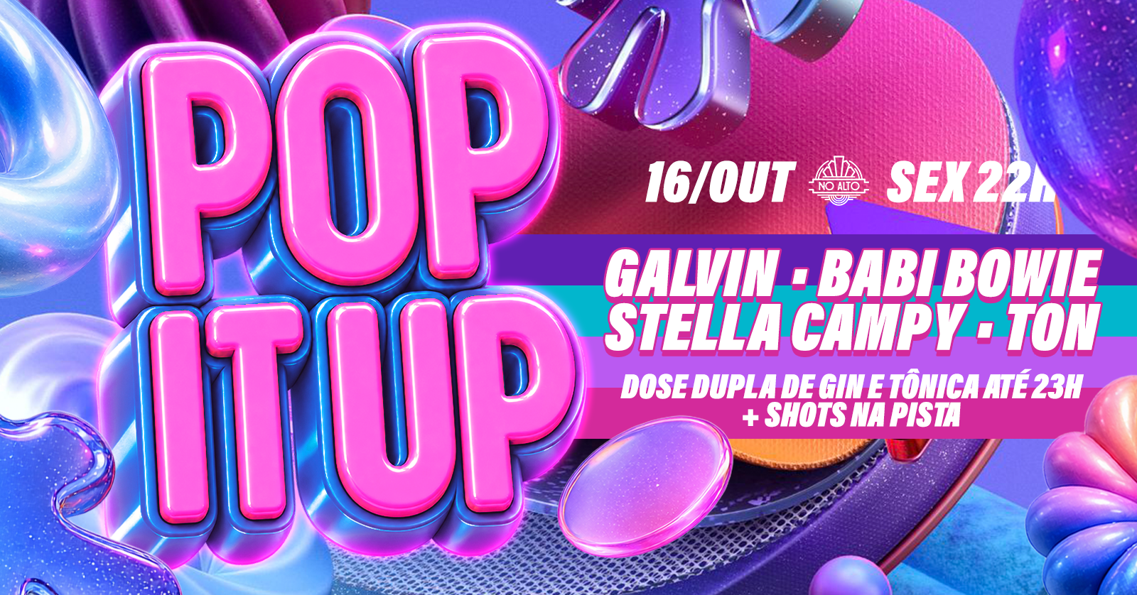 POP IT UP - Belo Horizonte, MG