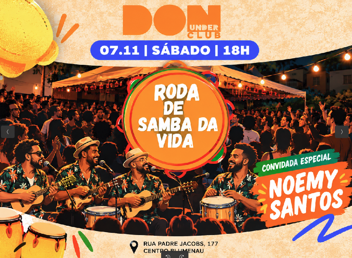 4º Aniversário da Roda de Samba da Vida! - Blumenau, SC