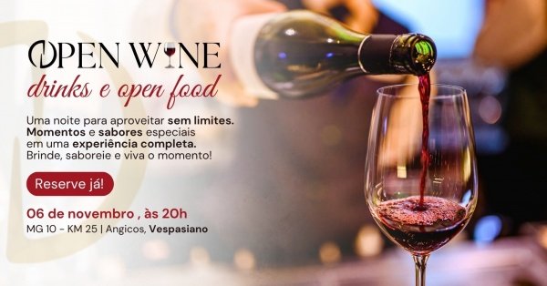 Imagem do evento Open Wine, Open Drinks e Open Food