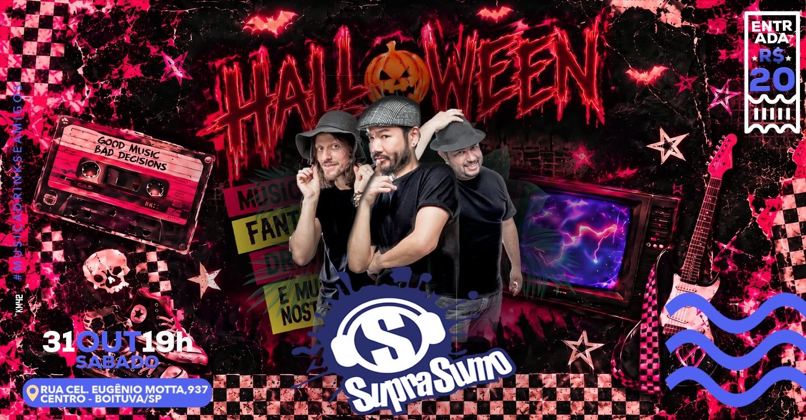 HALLOWEEN ANO 2000 SUPRA SUMO ROCK