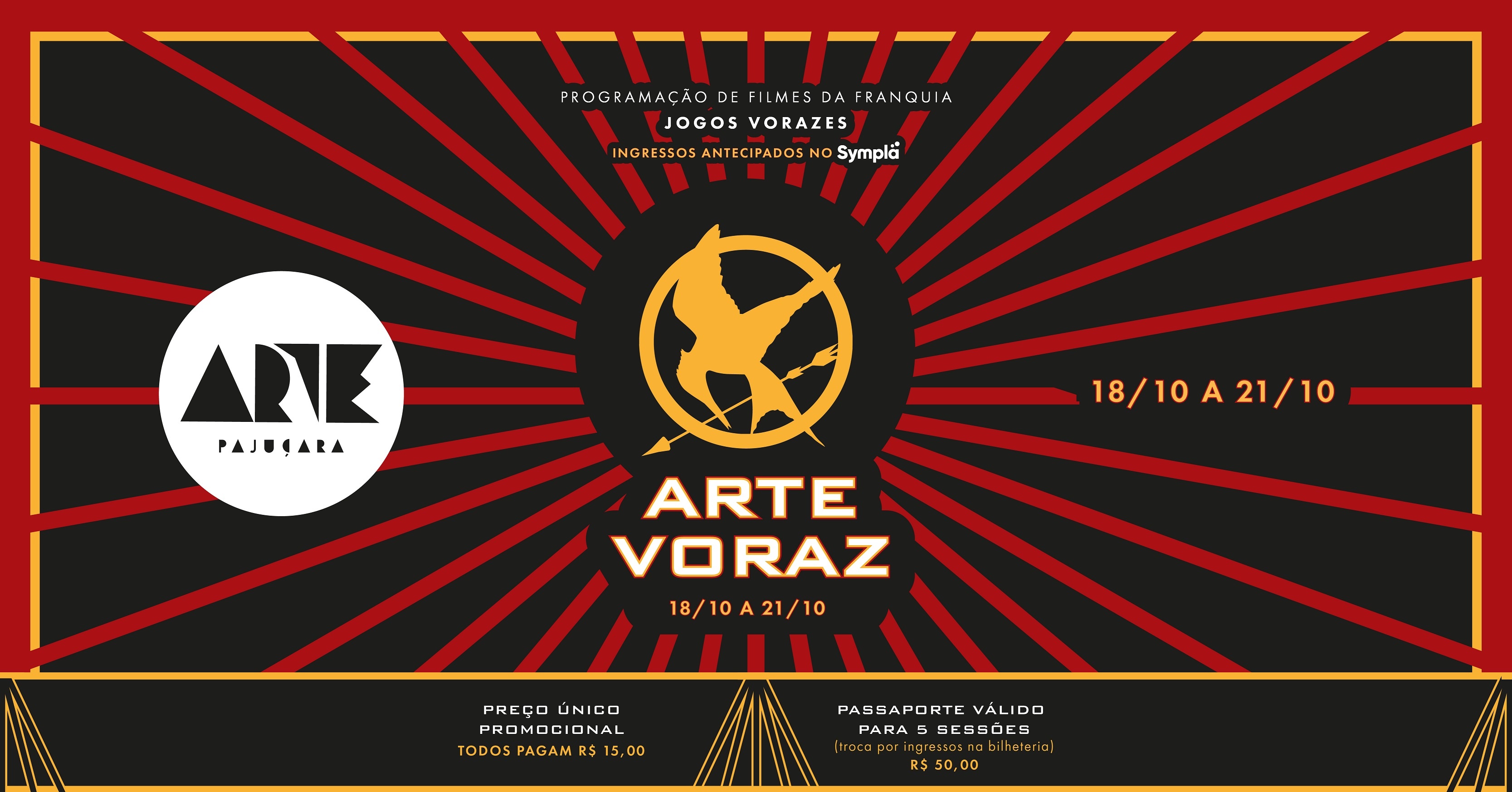 ARTE VORAZ - Jogos Vorazes no Arte Pajuçara