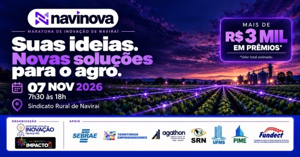Imagem do evento NavInova - Maratona de Inovação de Naviraí/MS