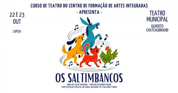 Imagem do evento 23/10 - Sexta - Os Saltimbancos