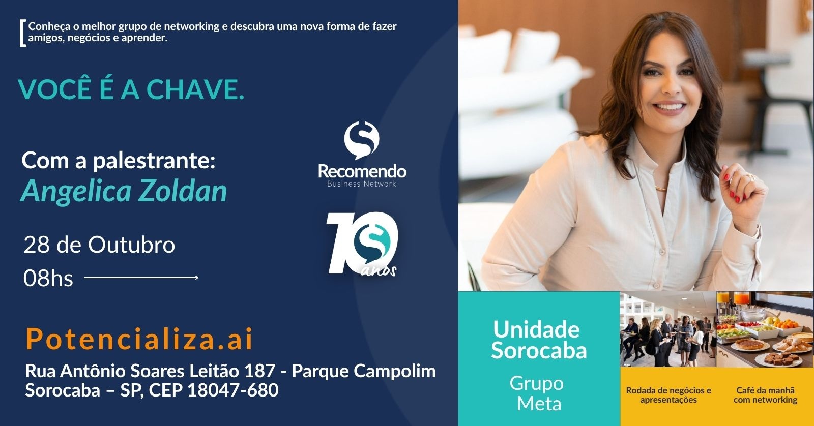 Recomendo Sorocaba - Grupo Meta - O melhor café de negócios da cidade.