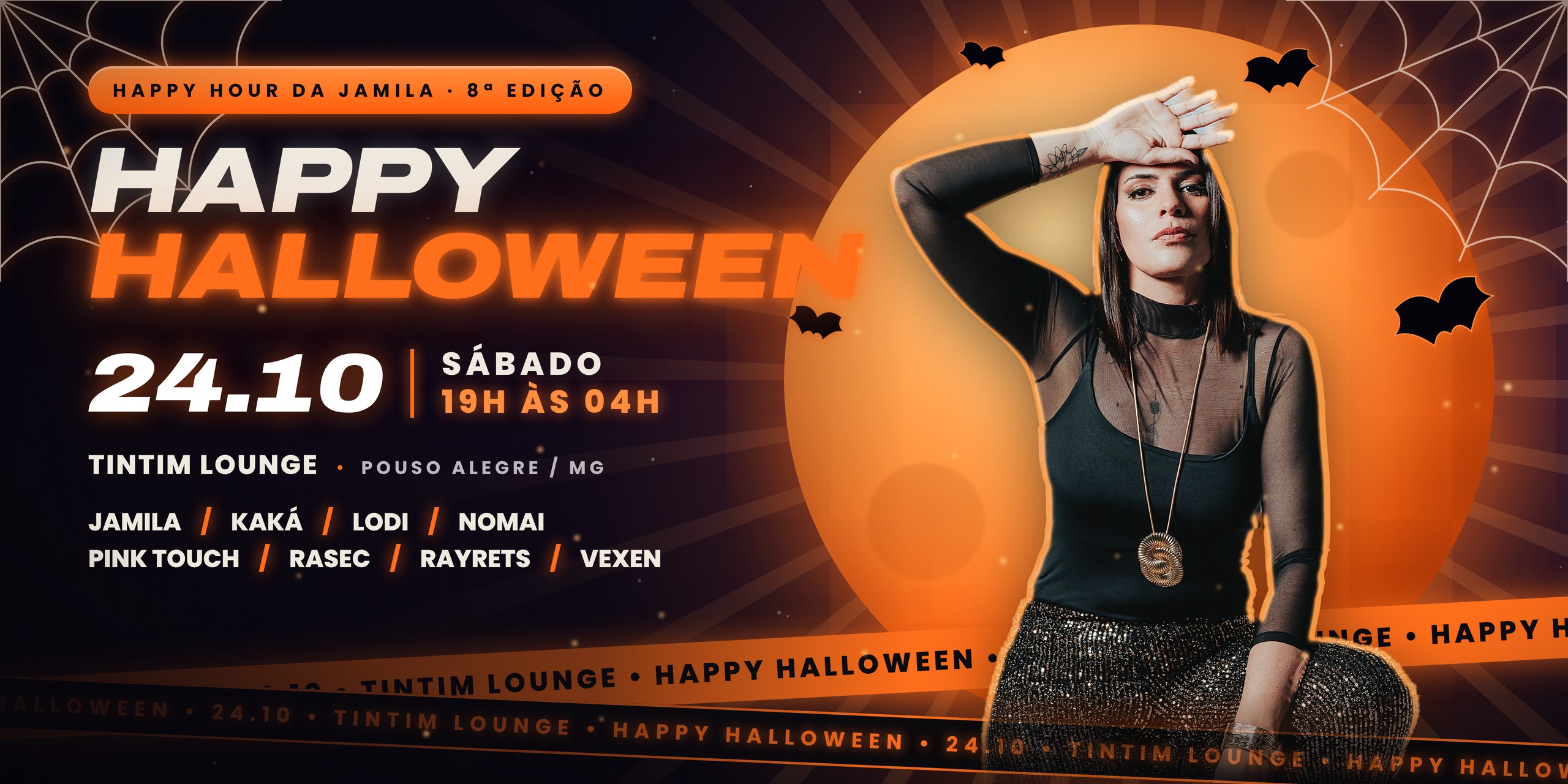 Happy Hour da Jamila - Hallowwen - Pouso Alegre, MG