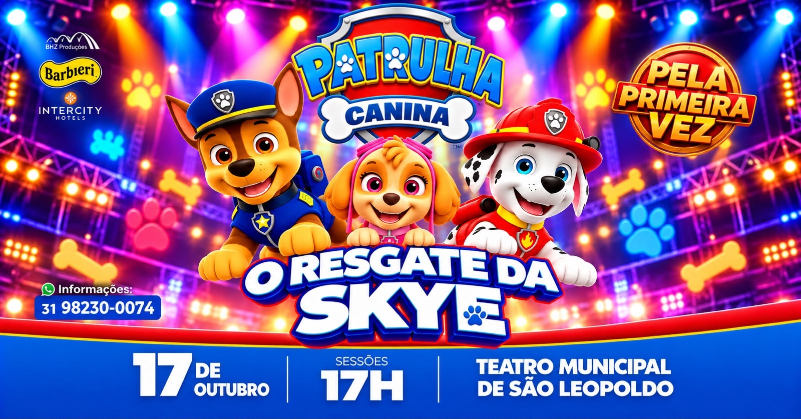 PATRULHA CANINA - AO VIVO EM SÃO LEOPOLDO - RS