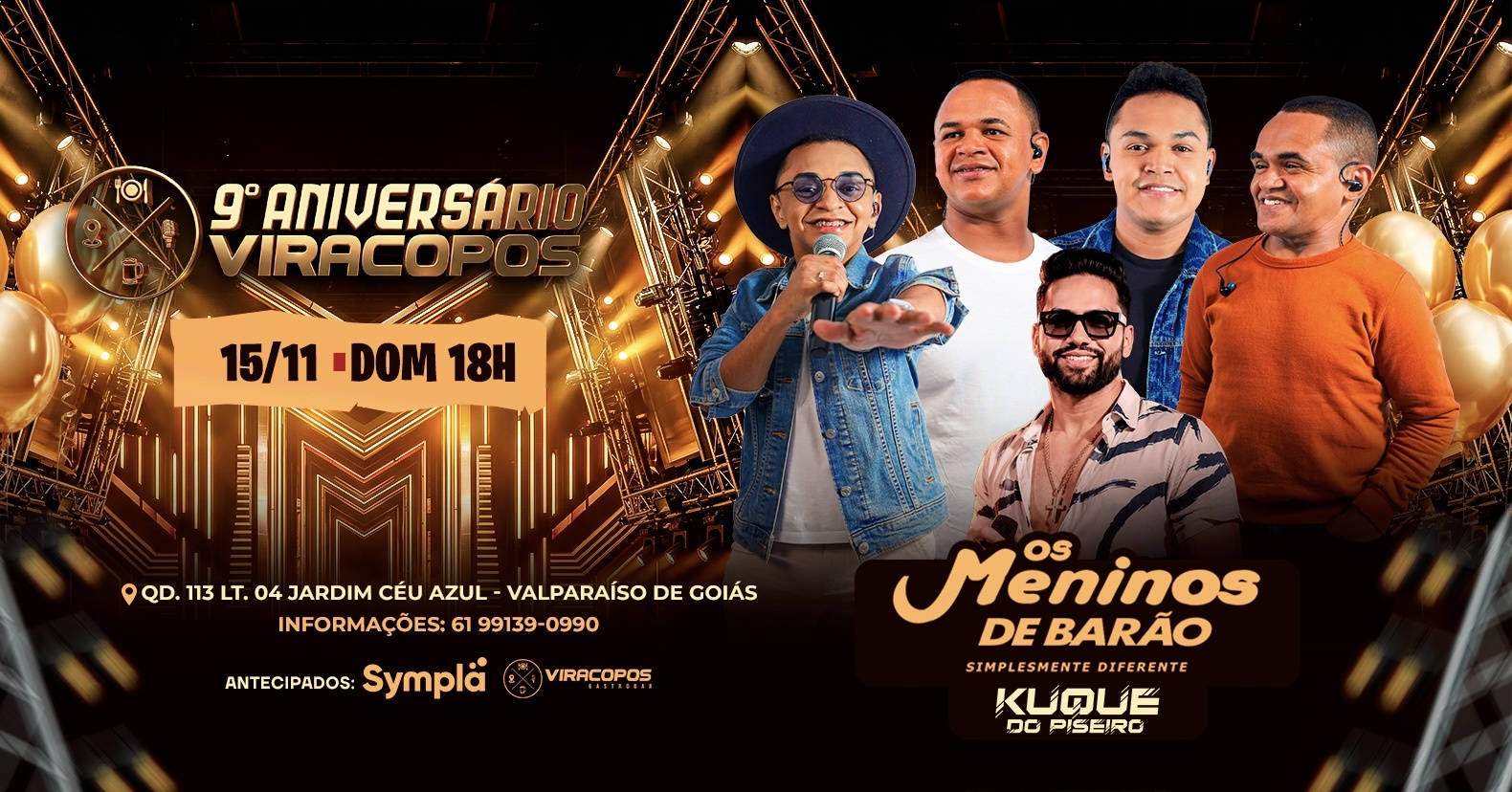 OS MENINOS DE BARÃO  NO VIRACOPOS / VALPARAISO - GO - Valparaíso de Goiás, GO