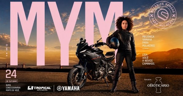 Imagem do evento MYM - Mecânica Yamaha para Mulheres | Edição 2026