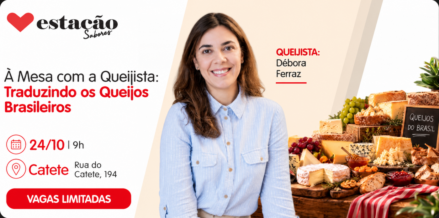 Image de la source — À Mesa com a Queijista: Traduzindo os Queijos Brasileiros (horário 9h)