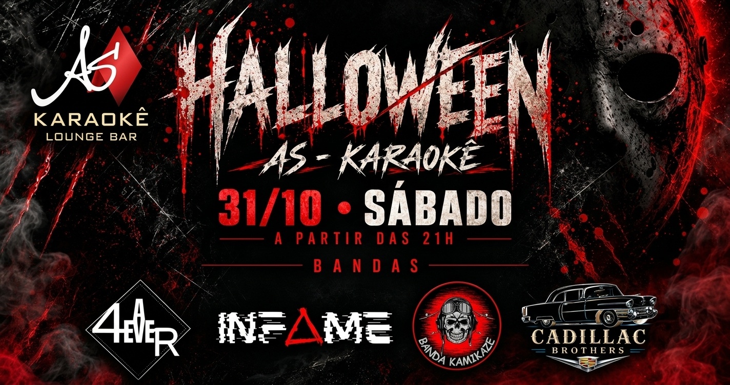 Halloween AS Karaokê - Corumbá, MS