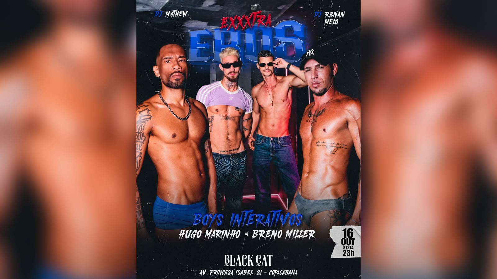 Black Cat: EROS EXXXTRA| Sexta, 16 de outubro - 23h