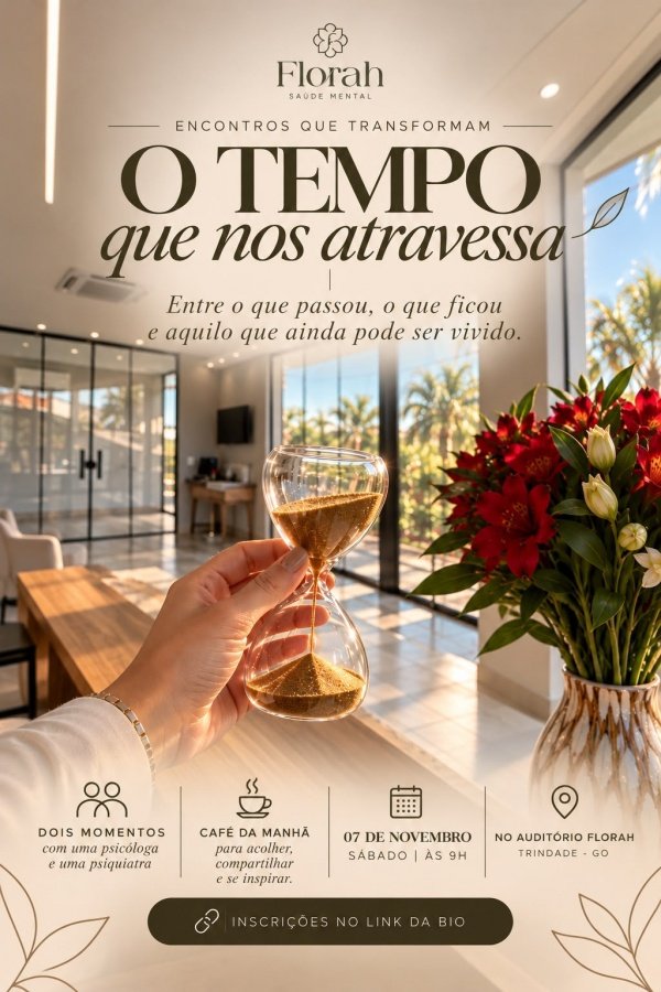Imagem do evento ENCONTROS QUE TRANSFORMAM | O TEMPO QUE NOS ATRAVESSA