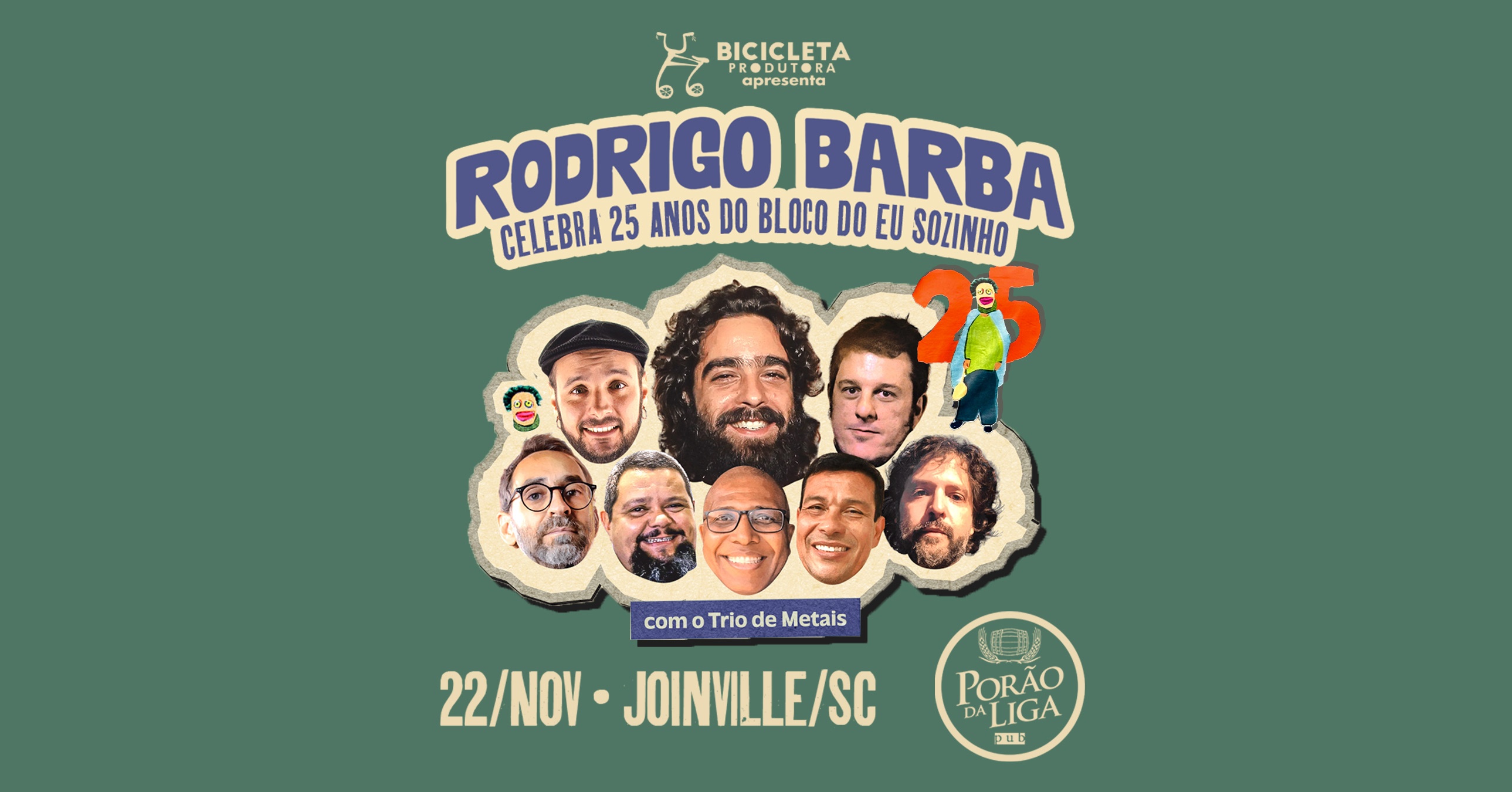 Rodrigo Barba | 25 Anos do Bloco do Eu Sozinho em Joinville / SC