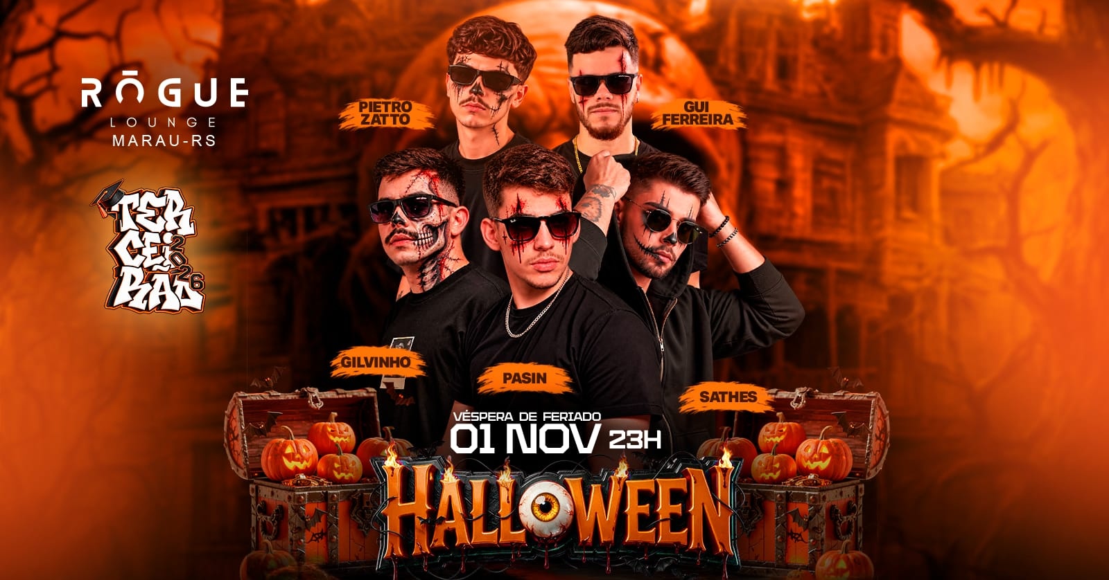 HALLOWEEN UNIVERSITÁRIO - Marau, RS