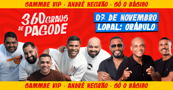 Imagem do evento 360 GRAUS DE PAGODE