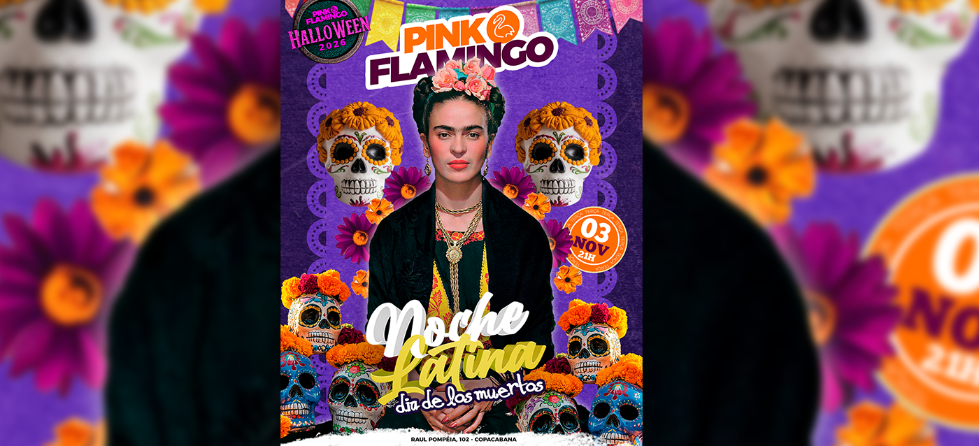 Pink Flamingo Halloween 2026 |Noche Latina  |Terça 03 de Novembro - Rio de Janeiro, RJ